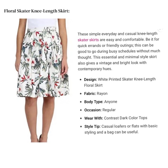 Express Design Studio 100% Silk Box Pleated Skater Skirt - 0 - Picture 15 of 16